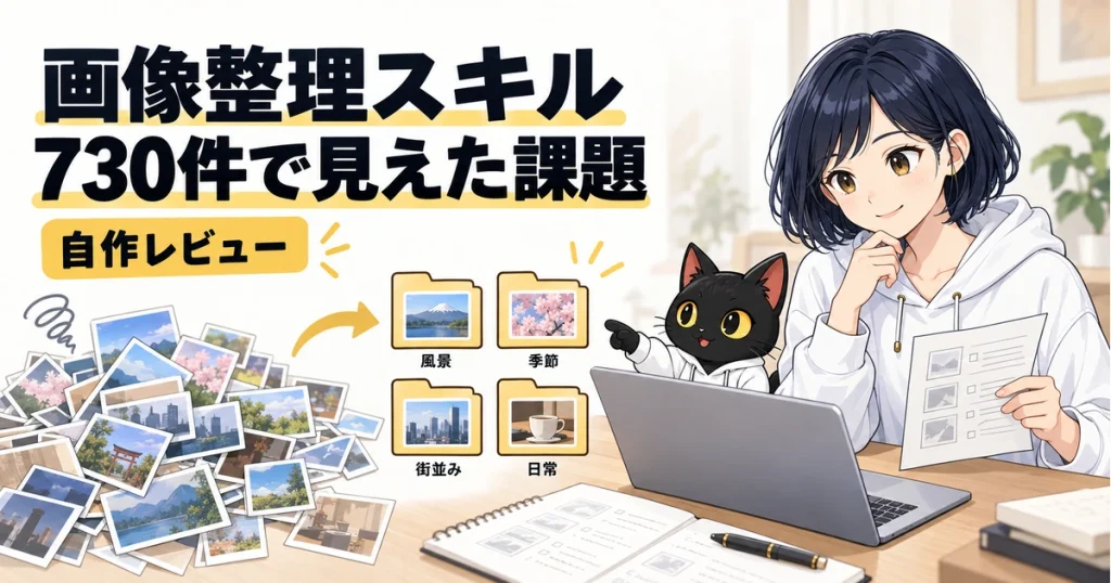 画像整理スキルを自作レビュー：アキソンとハルカ