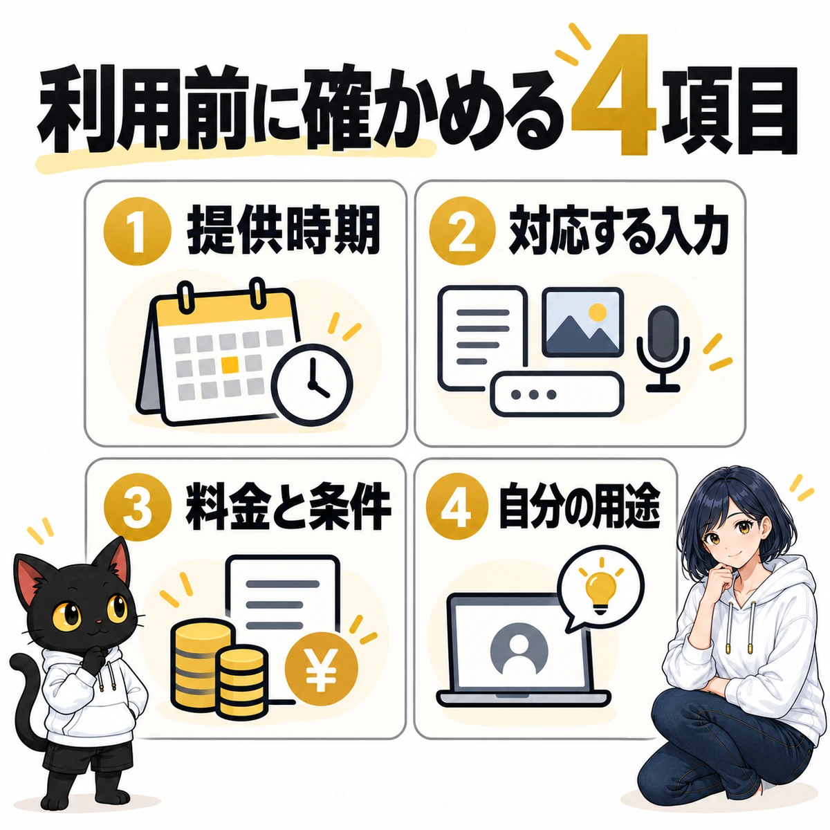 Gemini 4 Carbonの図解：利用前に確かめる4項目