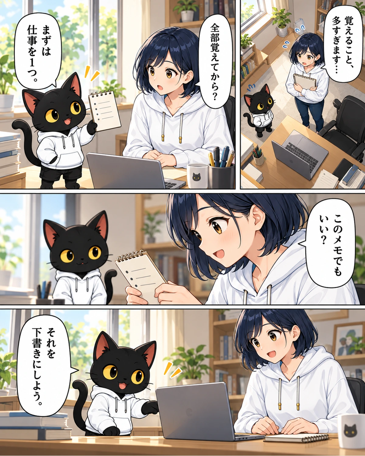 Codexアプリの使い方：メモから下書きを作る漫画01