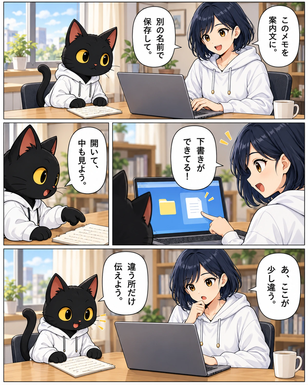 Codexアプリの使い方：メモから下書きを作る漫画02